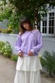 Bluza oversize fiołkowa
