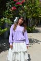 Bluza oversize fiołkowa